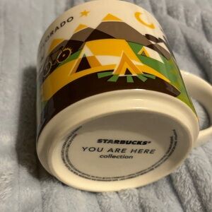 Starbucks You Are Here Mug - Yellow and Brown